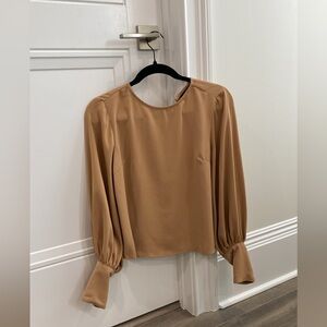 Tan blouse